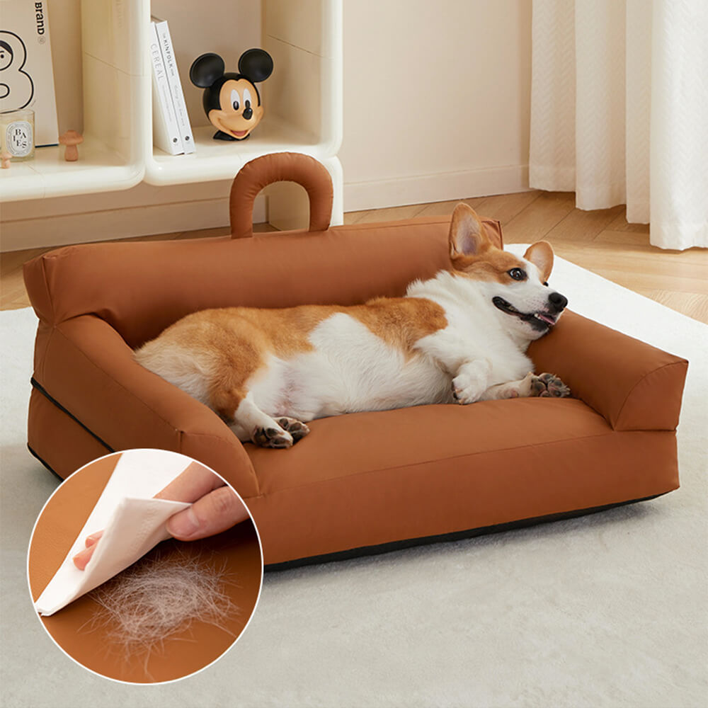 Elevated Pet Sofa Bed Stilig Vattentät Ergonomisk Komfort
