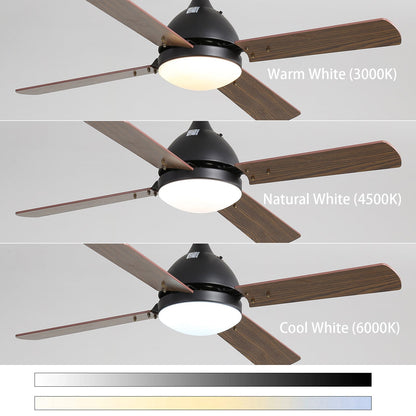 Mångsidig 42&quot;/48&quot; Takfläkt med LED-lampa och fjärrkontroll