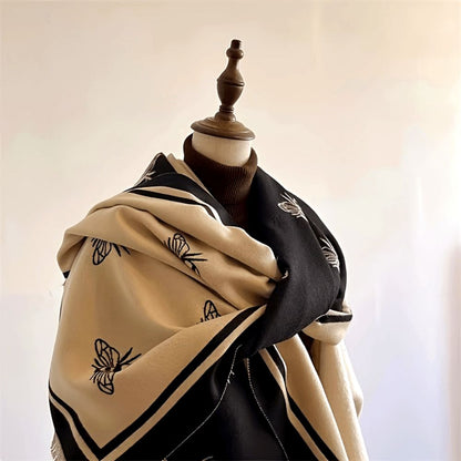 Nuvia Bee Mönster Vinter Halsduk