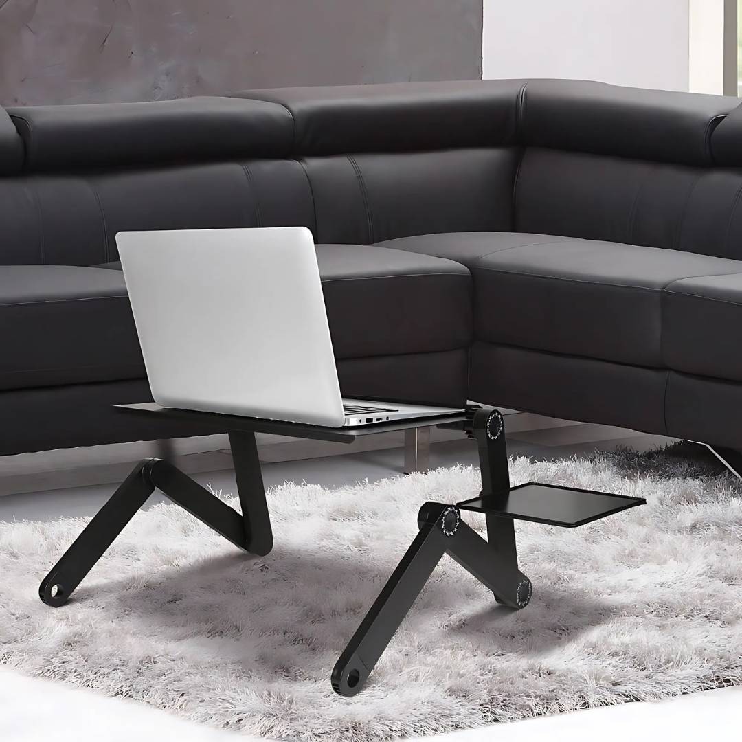 Laptopstativ Justerbart Aluminium Ergonomisk Skrivbordsskiva