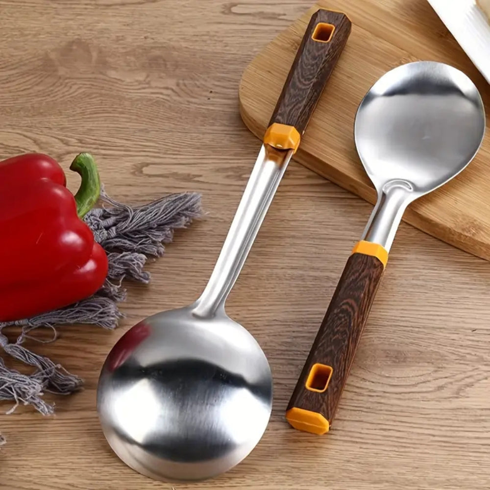 Trägrains rostfritt stål bestick | 6 delar set