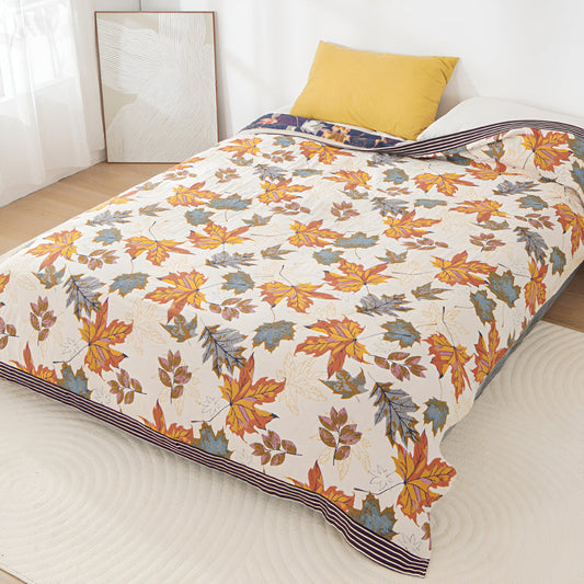 Lönnblad bomullsfilts