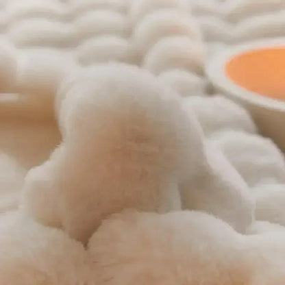 Kuchelige Konstfleece-Koschdecke