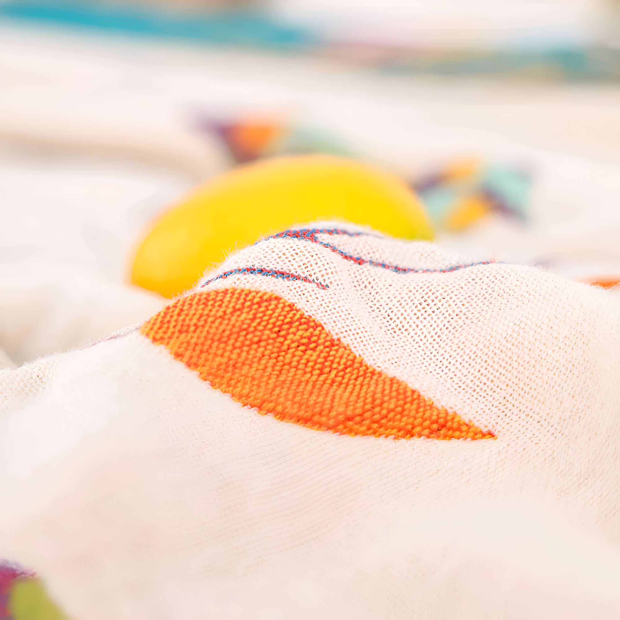 Fantasifull Fågel Tofs Bomull Filt