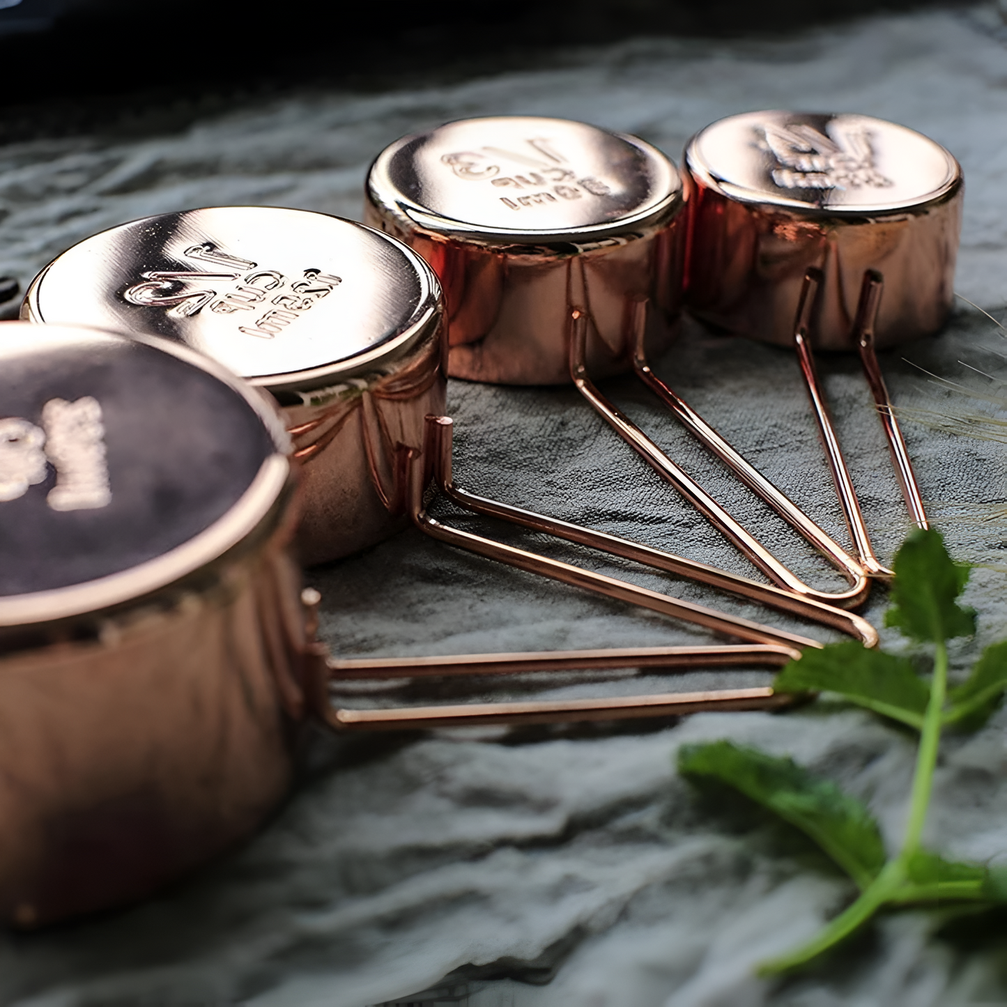 Rostfritt Stål Mätkopp | 4Pcs Set