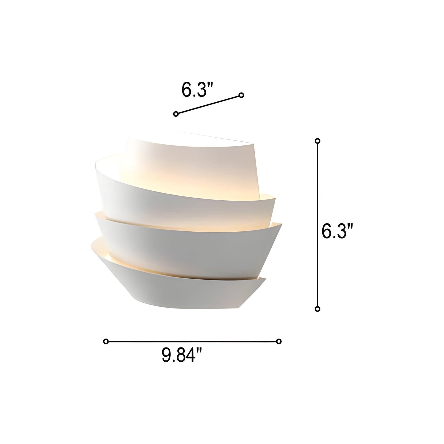 ConeLuxe Light - Skandinavisk vägglampa med dubbeljärnljuspunkter