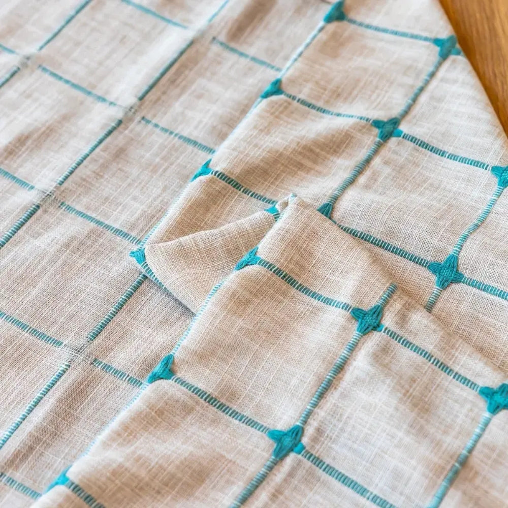 Turkos Galler Boho Fransgardin