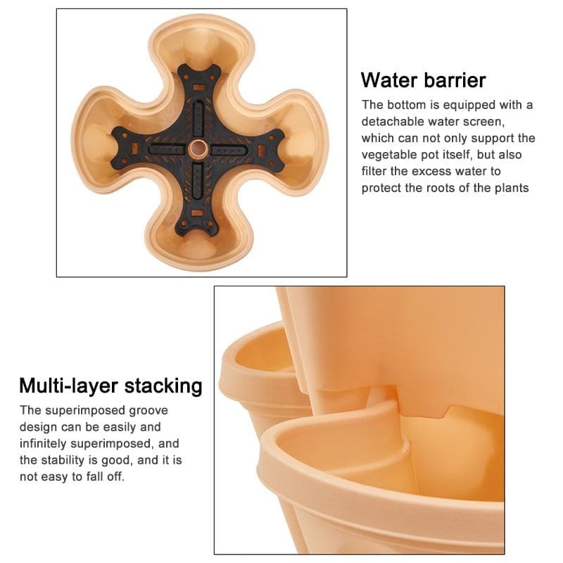 Carvallo | VertiFlora - Vertikala stapelbara planteringskrukor