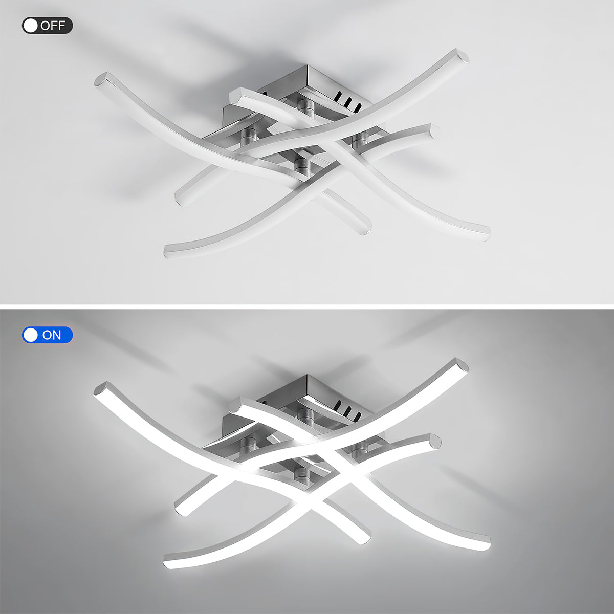 LED Taklampa Modern Aluminium Infälld Armatur