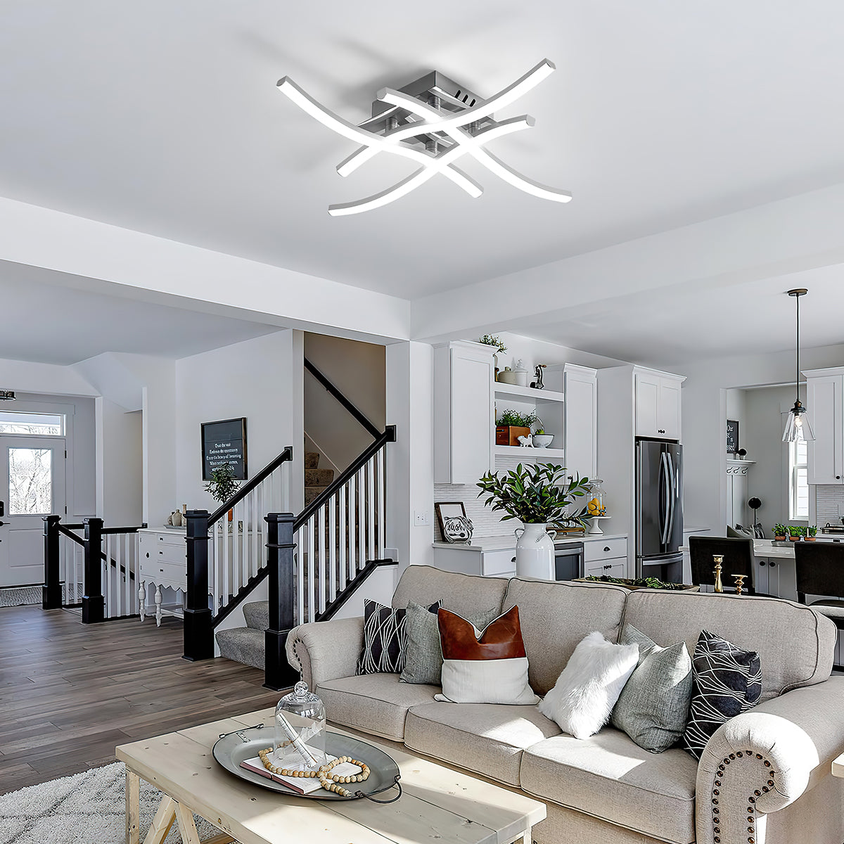 LED Taklampa Modern Aluminium Infälld Armatur