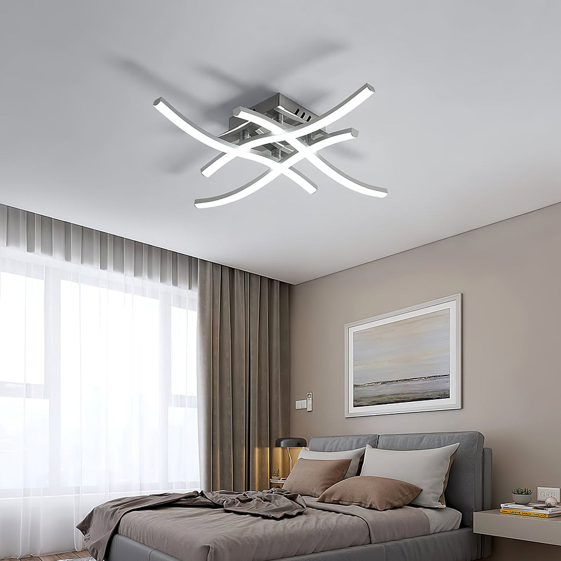 LED Taklampa Modern Aluminium Infälld Armatur