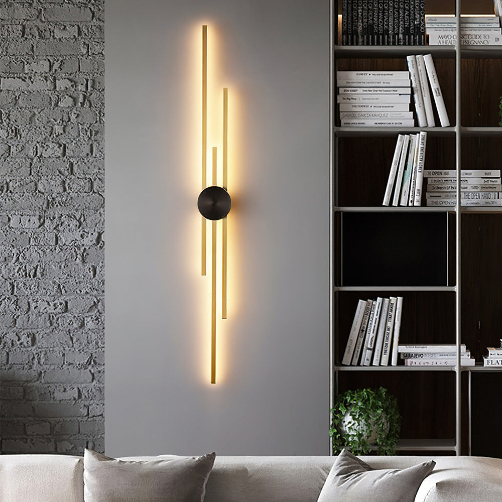 Vägglampa Modern LED Järn Vertikal Armatur