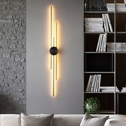 Vägglampa Modern LED Järn Vertikal Armatur