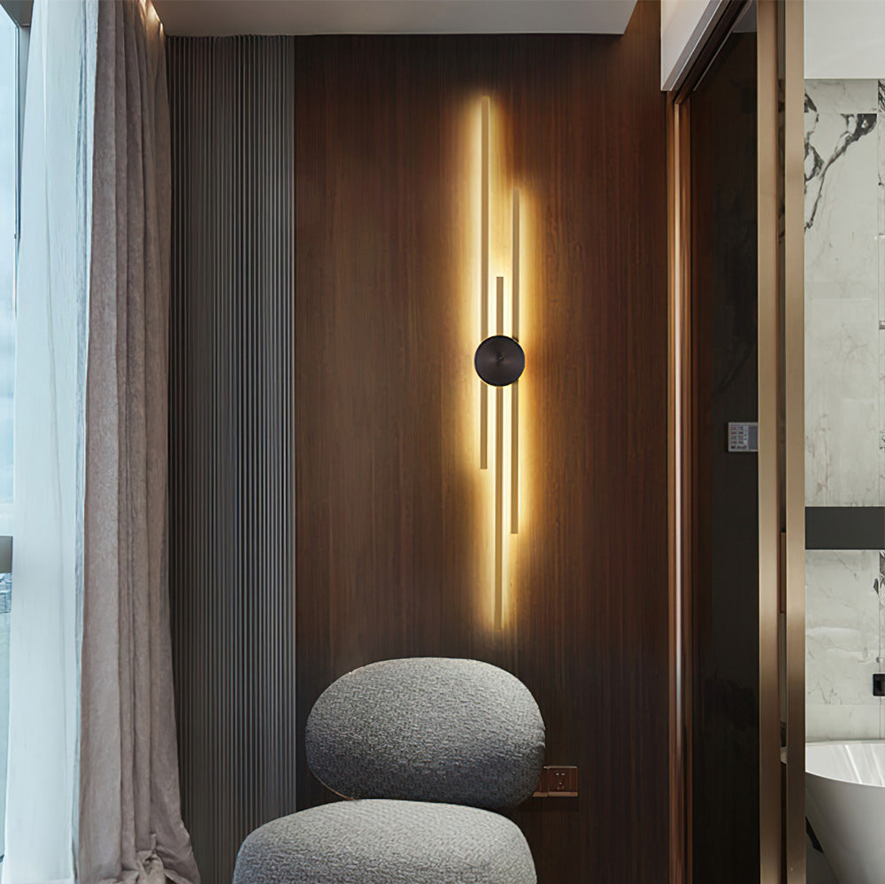 Vägglampa Modern LED Järn Vertikal Armatur