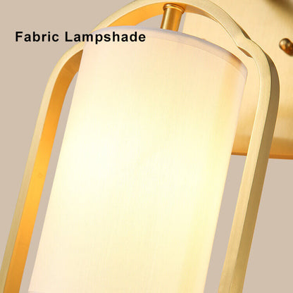 LumiGlow - Modernt 1-lamps vägglampa i tyg i kinesisk stil