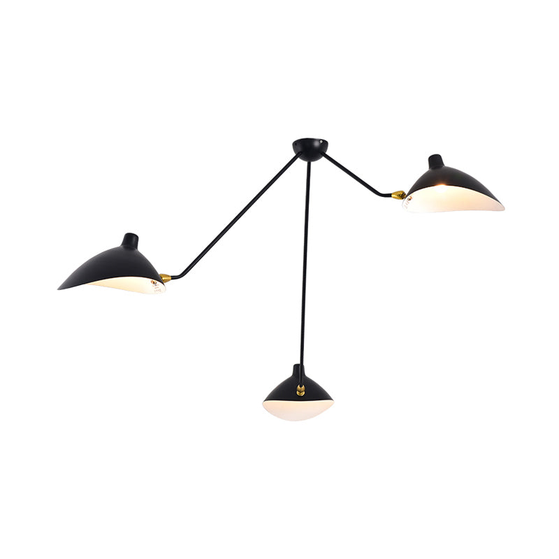Modern Svart Hänglampa med Ankor - 2/3/5 Ljus