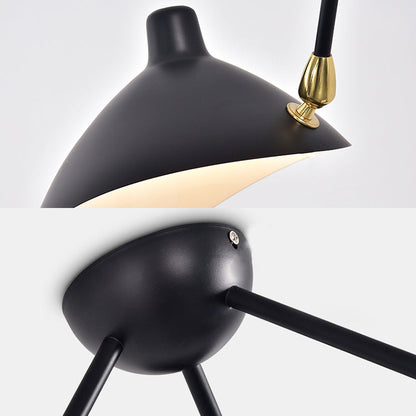 Modern Svart Hänglampa med Ankor - 2/3/5 Ljus