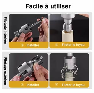 Carvallo Duo – Präzise Gewinde inuti & utanför med bara 1 verktyg (2-pack)