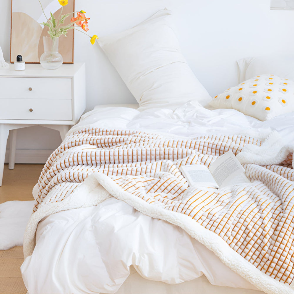 Varm Vaffel Sherpa Filt