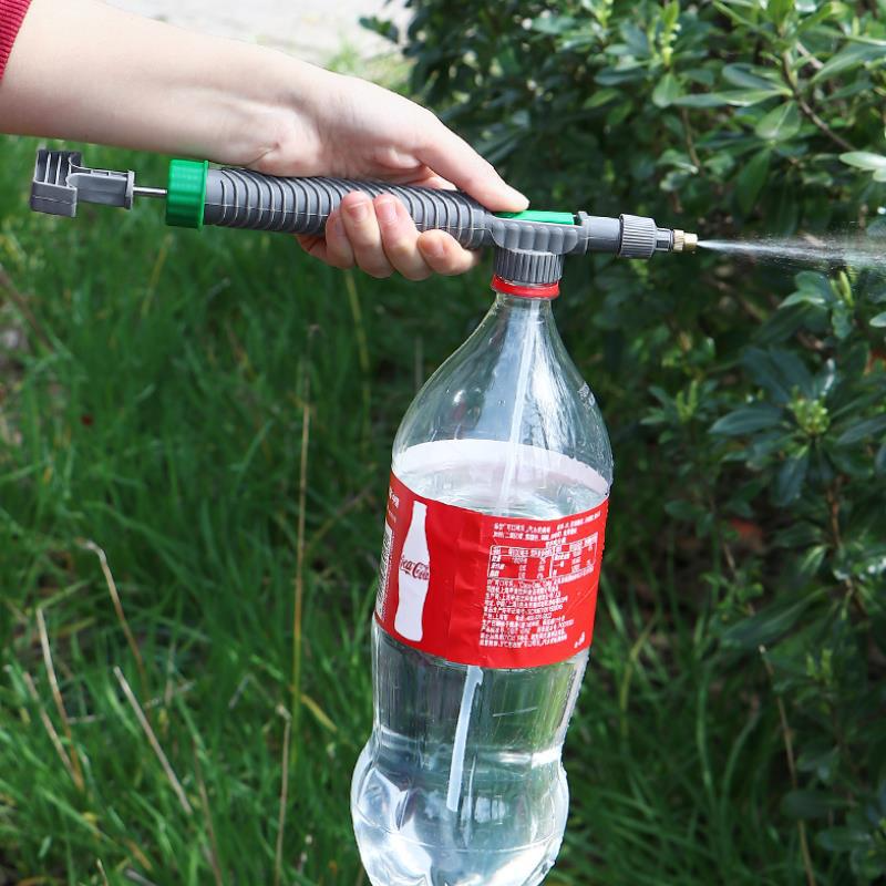 Universell flaskträdgårdspray med högtrycksdysa – För växtbevattning och rengöring
