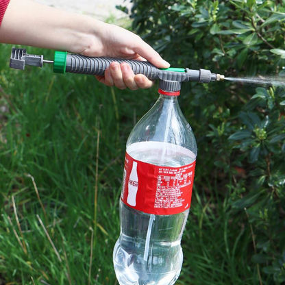 Universell flaskträdgårdspray med högtrycksdysa – För växtbevattning och rengöring