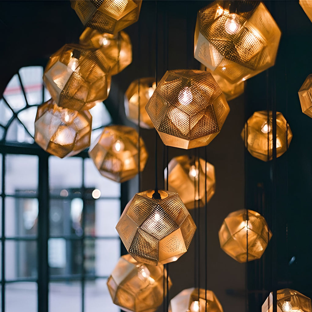 ModernSphere - Postmodern Geometrisk Rund Taklampa Chandelier