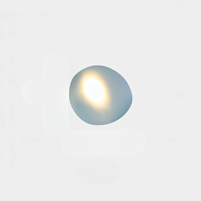 PebbleHue Vägglampa - LED Vägglampa i Glas i Nordisk Stil