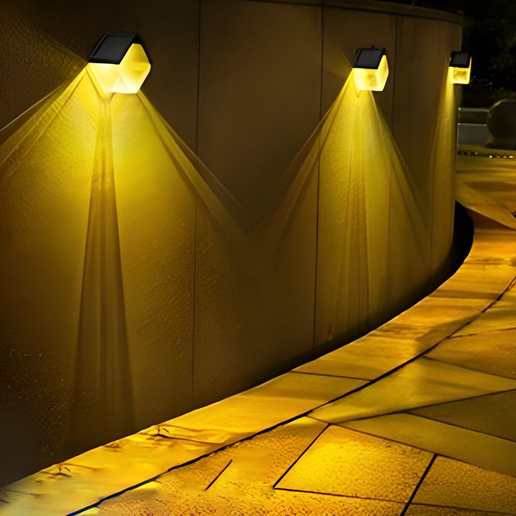 Vattentät LED Flerfärgad Modern Solväggbelysning