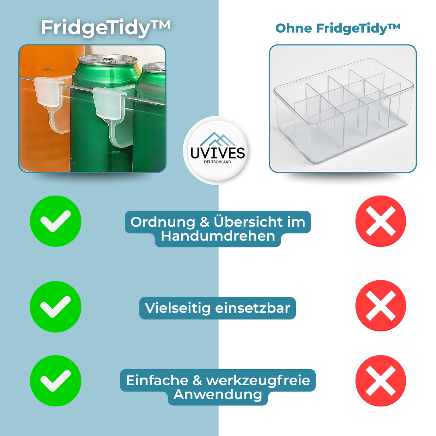 Carvallo | FridgeTidy – Den smarta organisationshjälparen för ditt kylskåp!