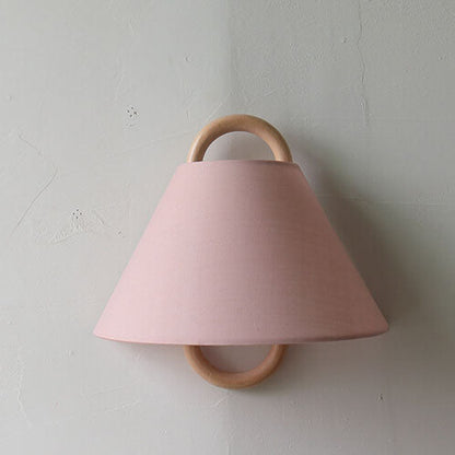 Vägglampa Modern Trä Tyg Sconcelampa