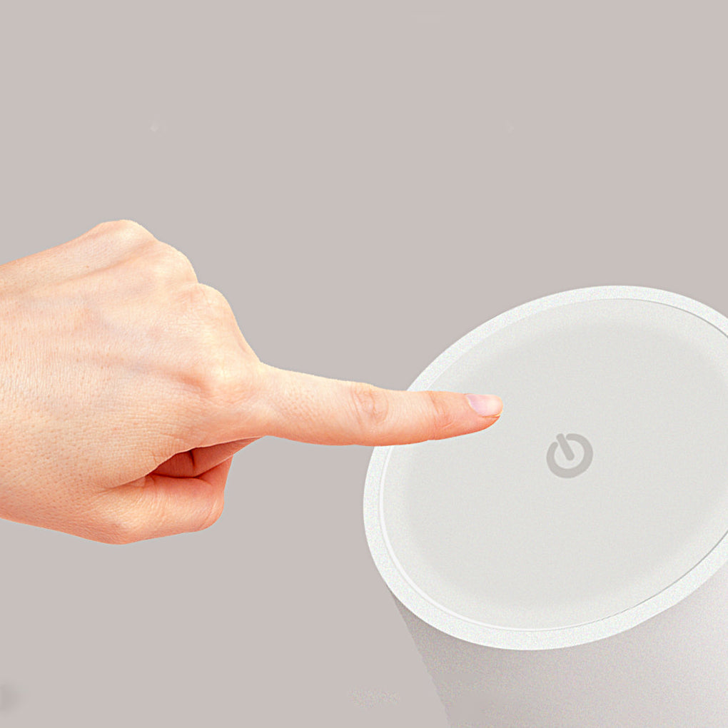 Trådlös Bordslampa Metallskärm USB Touch