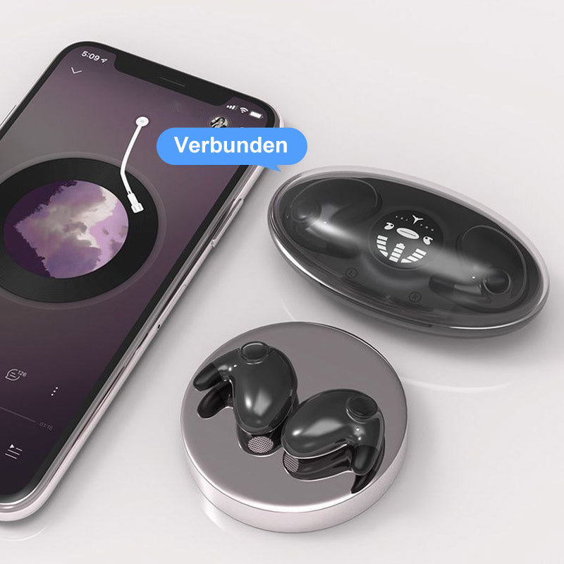 Trådlösa öronproppar med osynlig sömn design