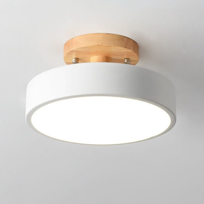 Skandinavisk Stil Rund LED Semi-Inbyggd Taklampa
