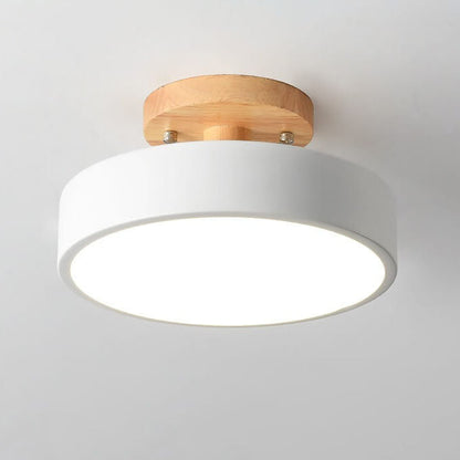 Skandinavisk Stil Rund LED Semi-Inbyggd Taklampa