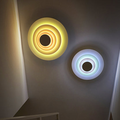 Morandi Modern Design LED Vägglampa Rosa/Blå/Gul Vardagsrum Metal