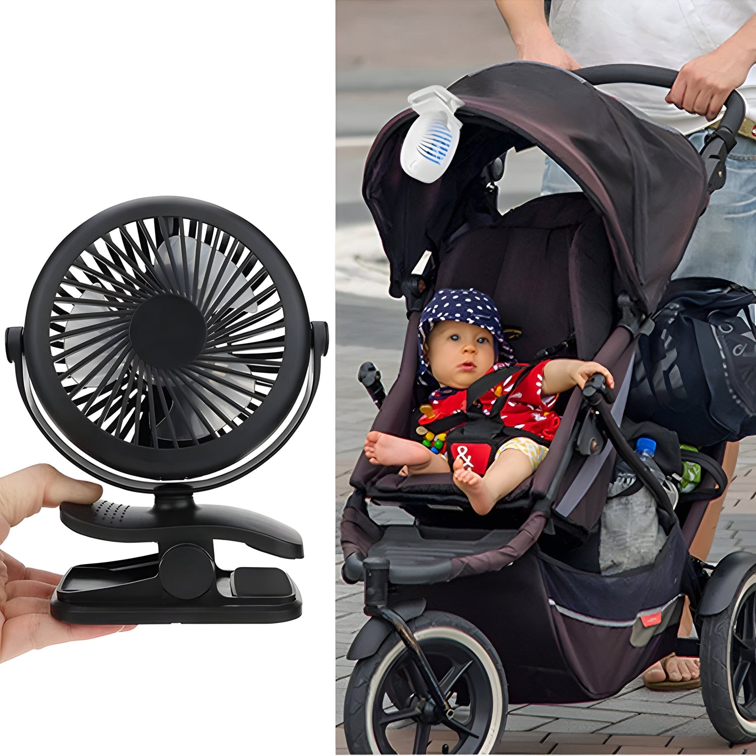 AirWhirl Mini - Handhållen kompakt kylfläkt