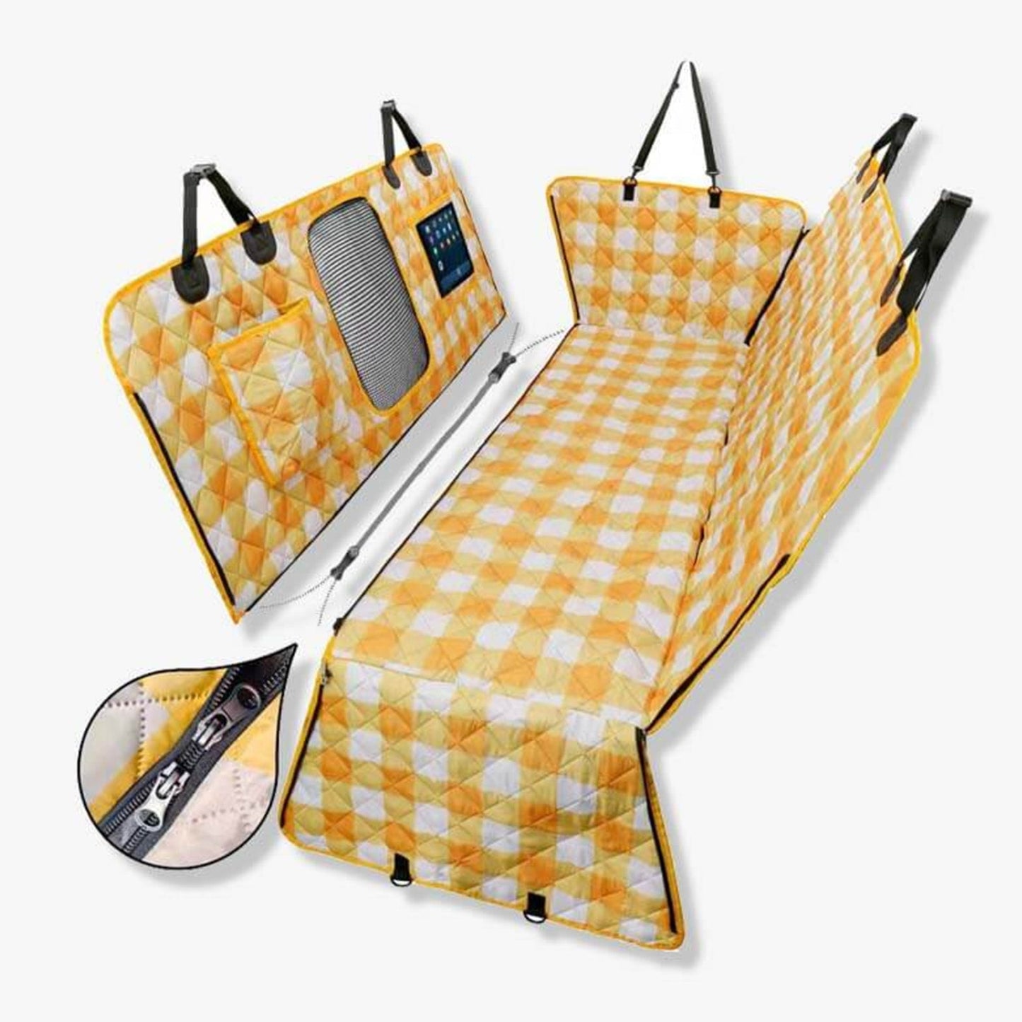 Vattentät Hund Baksäteöverdrag – Hållbart, Rep-resistant och Lätt att Rengöra