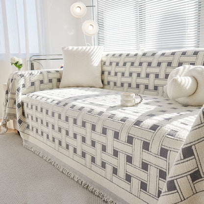 Mysig vinter crosshatch stil soffa skydd - Modern, stilren och hållbar soffa skydd