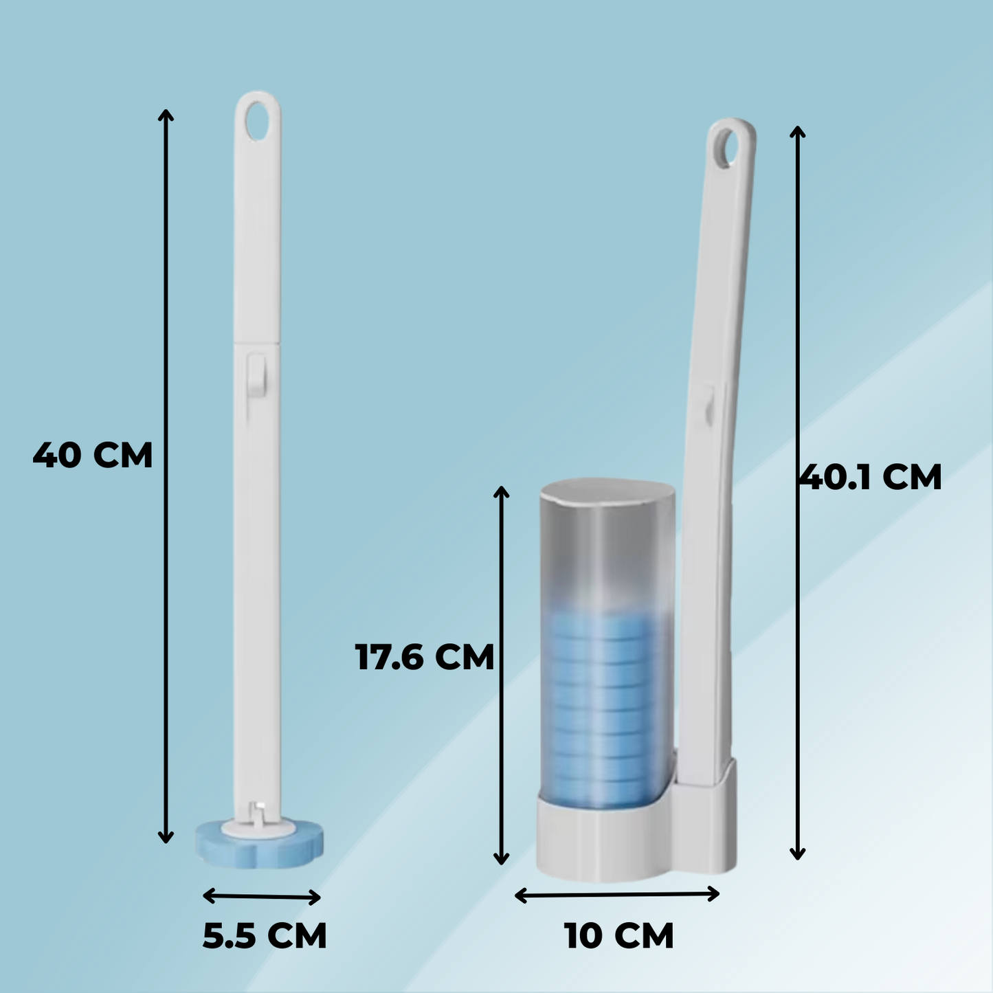 Carvallo – Hygieniskt ren toalett utan skrubbning