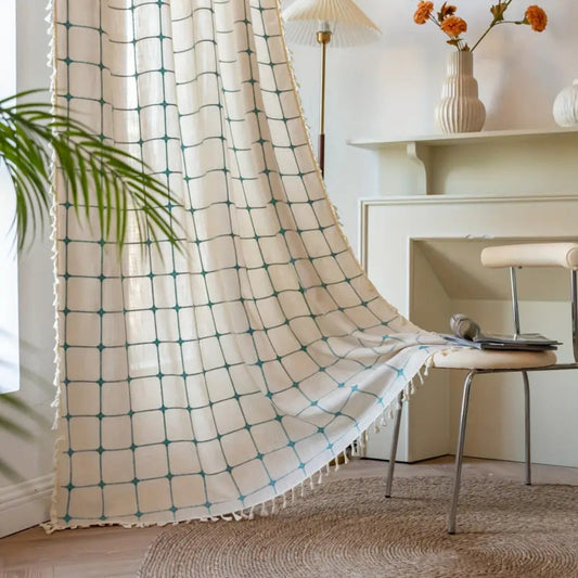 Turkos Galler Boho Fransgardin