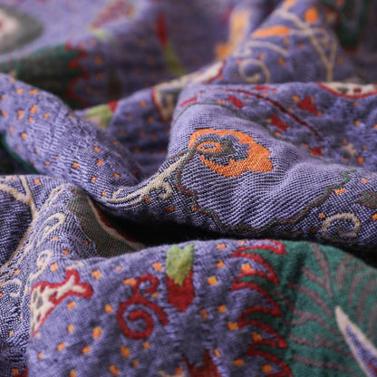 Påfågel Franje Bomullsfilt