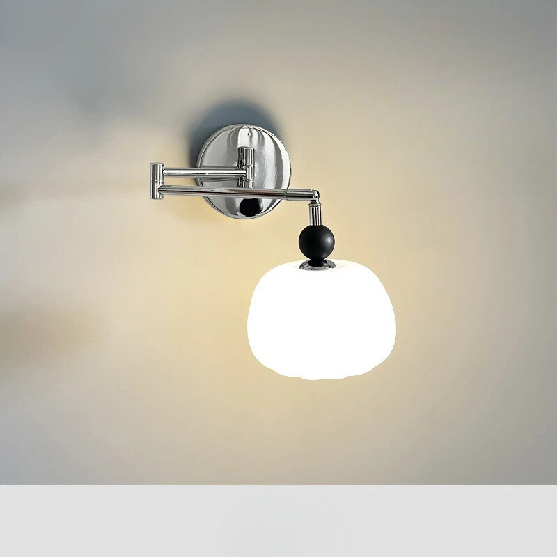 Teleskoplampa - Teleskopisk Arm Sänglampa Læselys Vintage Punk Stil