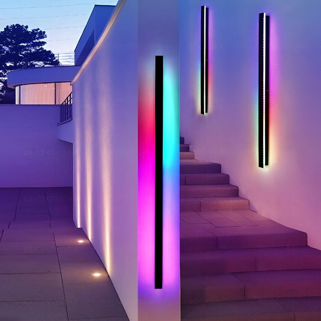 Utomhus Vägglampa Modern Svart LED Vägglampor