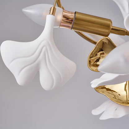 OliviaLeaf - Elegant taklampa i ginkgo-form