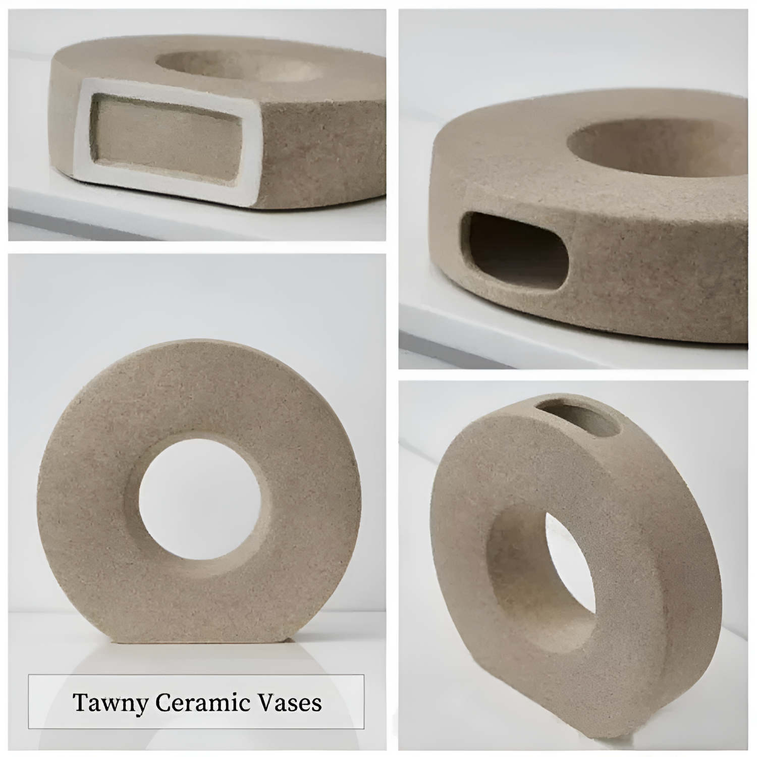 Nordic minimalist style ceramic vase