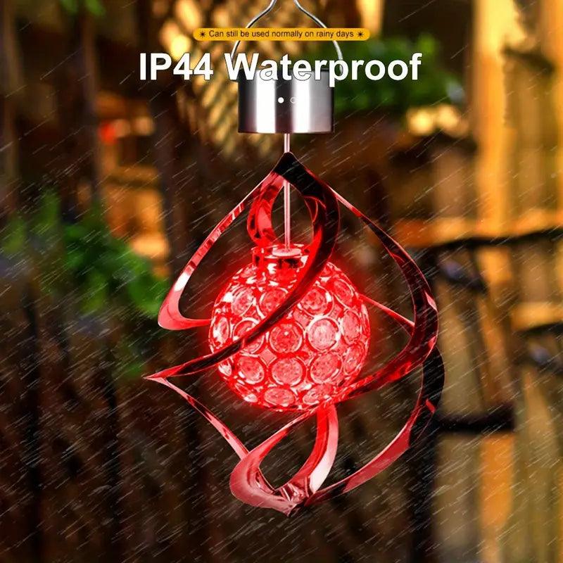 Carvallo Klanglicht | Solvindspel med färgskiftning | Väderbeständig & Energibesparande | För trädgård, balkong & terrass