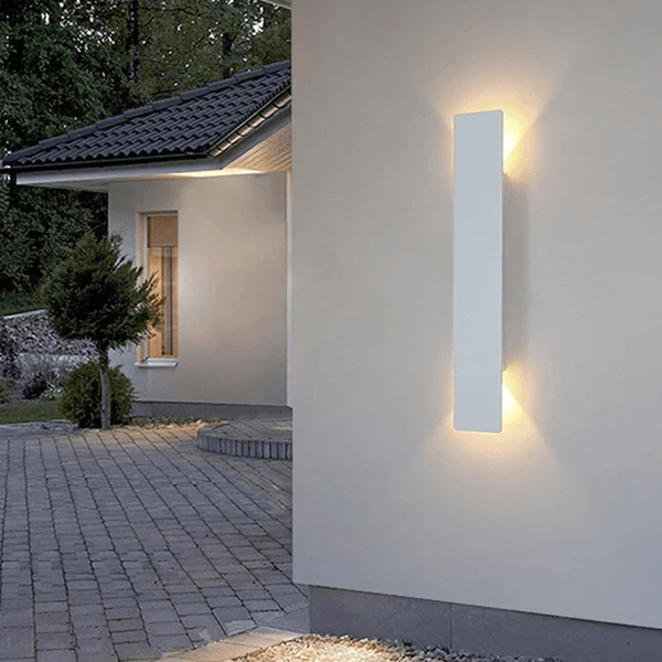 Lunavo Arko | vattentät LED-utomhusvägglampa i aluminium