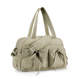 Carvallo Stor damresväska med axelrem | Stilig handväska & axelväska för vardag, arbete, skola & sport | Lätt weekendväska med mycket förvaringsutrymme