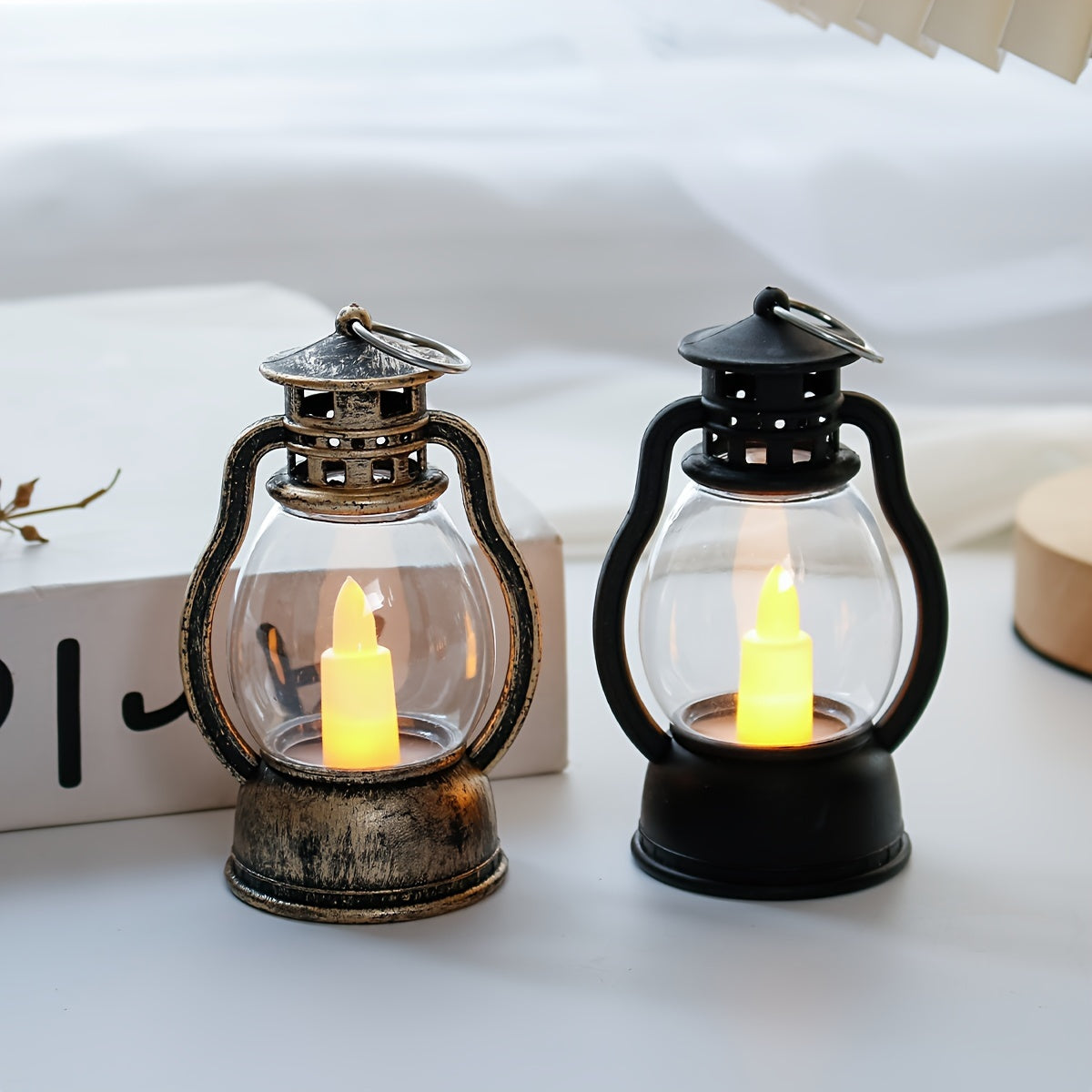 VintageGlow - Charmig LED Jullykta på Batterier