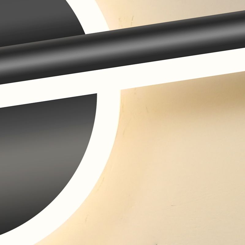 Nova - Modern LED Vägglampa Svart/Guld